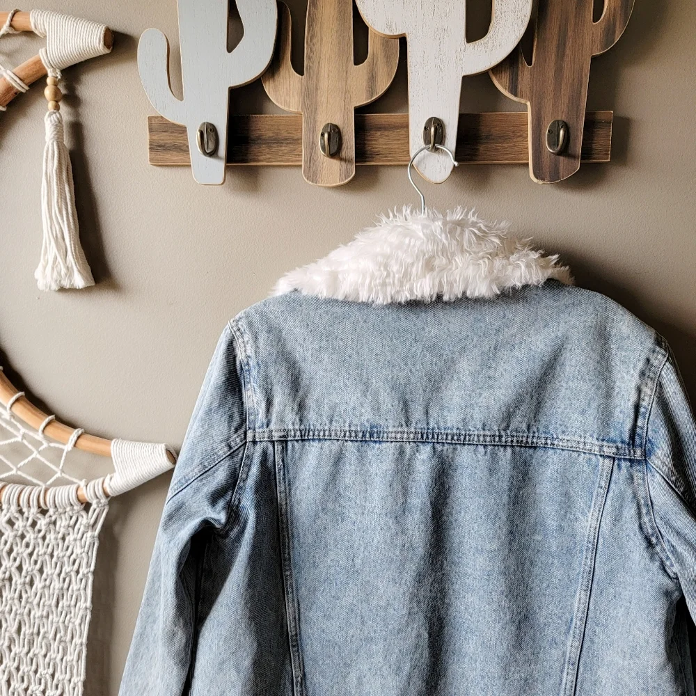 Show Me Your Mumu | Durado Oversized Faux Fur Lined Denim Jacket_9